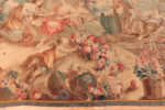 Bottom of Antique French Silk and Wool Tapestry 74153 by Nazmiyal Rugs