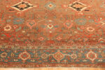 Bottom of Antique Persian Bakshaish Rug Bottom of Antique Persian Bakshaish Rug 74166 by Nazmiyal Rugs