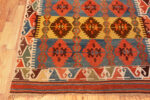 Bottom of Antique Turkish Kilim Rug Bottom of Antique Turkish Kilim Rug 74195 by Nazmiyal Rugs