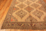 Bottom of Antique Turkish Oushak Rug 74160 by Nazmiyal Rugs