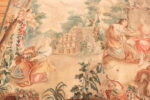 Bottom Left of Antique French Silk and Wool Tapestry 74153 by Nazmiyal Rugs