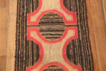 Center of Antique American Hooked Rug Center of Antique American Hooked Rug 74146 by Nazmiyal Rugs