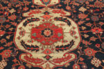 Central Design on Oversized Antique Persian Serapi Rug Central Design on Oversized Antique Persian Serapi Rug 74048 by Nazmiyal Rugs