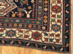 Corner Antique Caucasian Shirvan Rug 73987 by Nazmiyal Collection