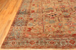 Corner of Antique Persian Bakshaish Rug Corner of Antique Persian Bakshaish Rug 74166 by Nazmiyal Rugs