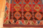 Corner of Antique Turkish Kilim Rug Corner of Antique Turkish Kilim Rug 74195 by Nazmiyal Rugs