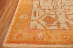 Corner of Antique Turkish Oushak Rug 74092 by Nazmiyal Rugs