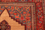 Corner Detail on Antique Persian Bidjar Rug Corner Detail on Antique Persian Bidjar Rug 74196 by Nazmiyal Rugs