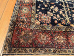 Corner Detail of Antique Persian Sarouk Farahan Rug Corner Detail of Antique Persian Sarouk Farahan Rug 95000 by Nazmiyal Rugs
