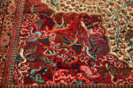 Corner Detail of Oversize Antique Persian Mashad Amoghli Rug 95123 by Nazmiyal Rugs