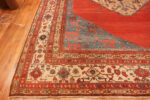 Corner of Large Antique Persian Serapi Rug 74076 by Nazmiyal Rugs