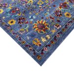 Corner of Modern Classic Floral Rug Corner of Modern Classic Floral Rug 30001 by Nazmiyal