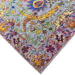 Corner of Modern Classic Jewel Tone Rug Corner of Modern Classic Jewel Tone Rug 30008 by Nazmiyal Rugs