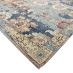 Corner of Modern Oushak Rug Corner of Modern Oushak Rug 30005 by Nazmiyal Rugs