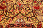 Crowned Figure on Large Vintage Persian Silk and Wool Tabriz Rug 74077 by Nazmiyal Rugs