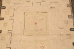 Design on Antique American Hooked Rug 74142 by Nazmiyal Rugs
