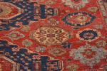 Design Detail on Antique Caucasian Soumak Rug 74075 by Nazmiyal Rugs