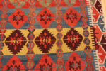Detail on Antique Turkish Kilim Rug Detail on Antique Turkish Kilim Rug 74195 by Nazmiyal Rugs
