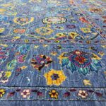 Detail on Modern Classic Floral Rug Detail on Modern Classic Floral Rug 30001 by Nazmiyal