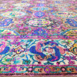 Detail on Modern Classic Silk and Wool Rug 30002 by Nazmiyal Rugs