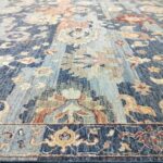 Detail on Modern Oushak Rug Detail on Modern Oushak Rug 30007 by Nazmiyal Rugs