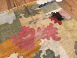 Detail on Modern Swedish Style Rug 61116 by Nazmiyal Rugs