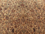 Field Pattern on Antique Persian Kashan Silk Rug Pair Field Pattern on Antique Persian Kashan Silk Rug Pair 95085 by Nazmiyal Rugs