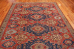 Floor View of Antique Caucasian Soumak Rug 74075 by Nazmiyal Rugs