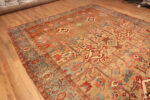 Floor View of Antique Persian Bakshaish Rug Floor View of Antique Persian Bakshaish Rug 74166 by Nazmiyal Rugs