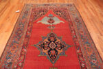 Floor View of Antique Persian Bidjar Rug 74198 by Nazmiyal Rugs