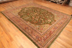 Floor View of Antique Persian Sultanabad Rug 74147 by Nazmiyal Rugs