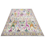 Floor View of Modern Bidjar Silk Rug 30015 by Nazmiyal Rugs