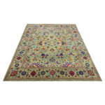 Floor View of Modern Classic Floral Rug 30000 by Nazmiyal