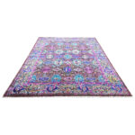 Floor View of Modern Classic Silk and Wool Rug 30002 by Nazmiyal Rugs