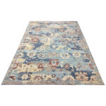 Floor View of Modern Oushak Rug Floor View of Modern Oushak Rug 30005 by Nazmiyal Rugs