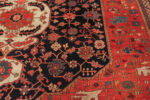 Floral Pattern on Oversized Antique Persian Serapi Rug Floral Pattern on Oversized Antique Persian Serapi Rug 74048 by Nazmiyal Rugs