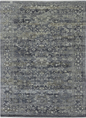 Modern Classic Floral Rug 30003 by Nazmiyal Rugs