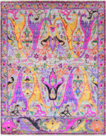 Modern Cuenca Style Silk and Wool Rug 30009 by Nazmiyal Rugs