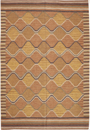 Modern Swedish Style Kilim Rug 73355 by Nazmiyal Rugs