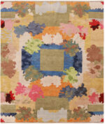 Modern Swedish Style Rug 61116 by Nazmiyal Rugs