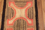 Pattern Detail on Antique American Hooked Rug Pattern Detail on Antique American Hooked Rug 74145 by Nazmiyal Rugs