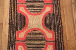 Pattern Detail on Antique American Hooked Rug Pattern Detail on Antique American Hooked Rug 74146 by Nazmiyal Rugs