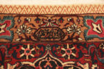 Signature on Oversize Antique Persian Mashad Amoghli Rug 95123 by Nazmiyal Rugs