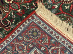 Stitching on Antique Persian Isfahan Rug 95020 by Nazmiyal Rugs