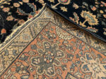 Stitching on Antique Persian Sarouk Farahan Rug Stitching on Antique Persian Sarouk Farahan Rug 95000 by Nazmiyal Rugs