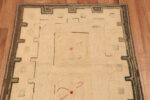 Top of Antique American Hooked Rug 74142 by Nazmiyal Rugs