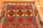 Top of Antique Turkish Kilim Rug Top of Antique Turkish Kilim Rug 74195 by Nazmiyal Rugs