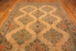 Top of Antique Turkish Oushak Rug 74160 by Nazmiyal Rugs