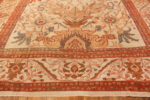 Trim on Large Antique Persian Sultanabad Rug 74109 by Nazmiyal Rugs