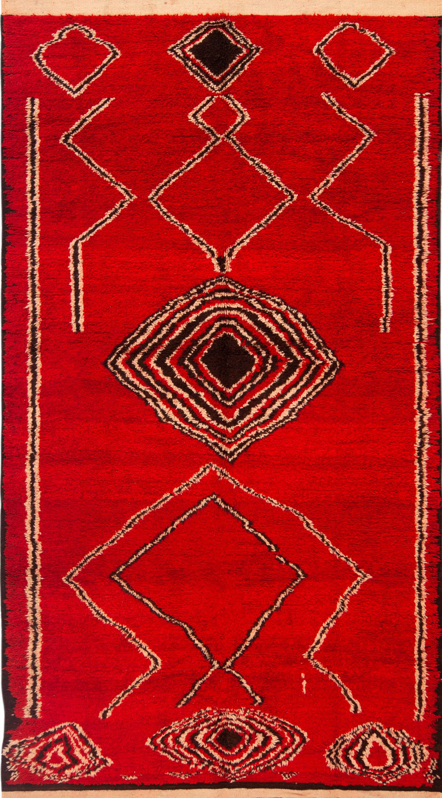 Vintage Moroccan Tribal Rug #73087 by Nazmiyal Tribal